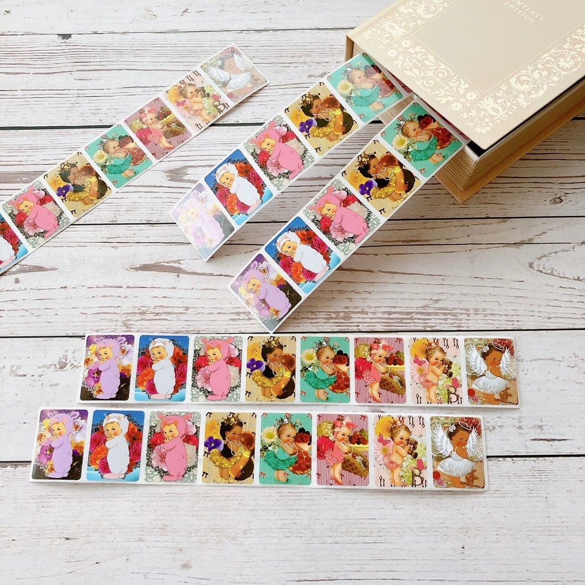 カット販売】おとめざベビー ロールシール | ハル×文具女子の文具専門店