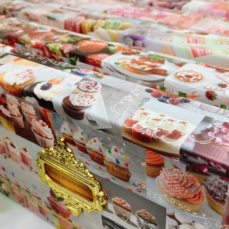 フォトデザインペーパー使用クラッチ蛇腹ファイル | ハル×文具