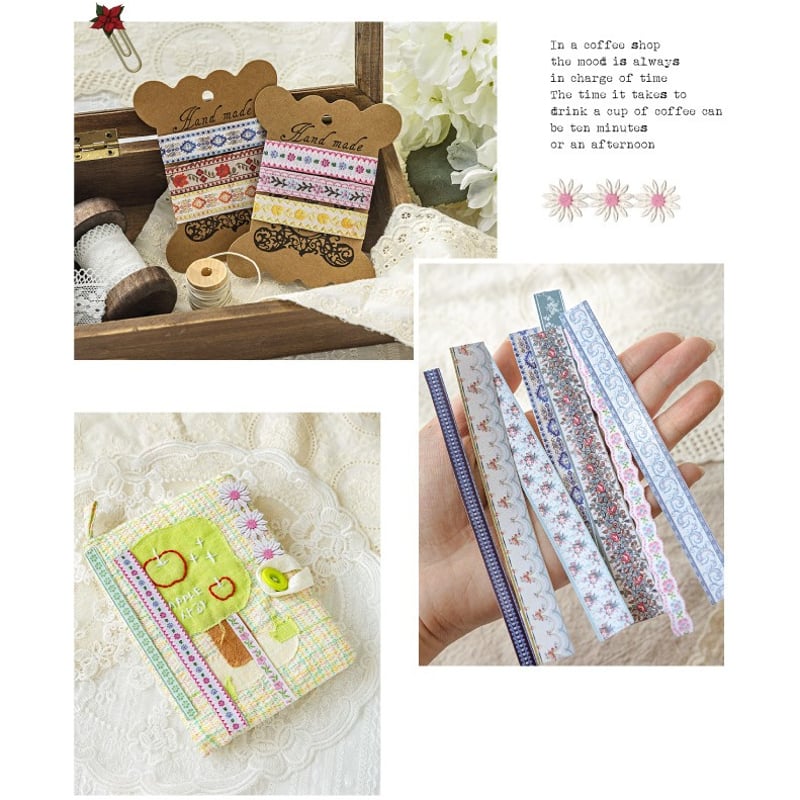 リボン＆刺繍シール 0622-2 | ハル×文具女子の文具専門店