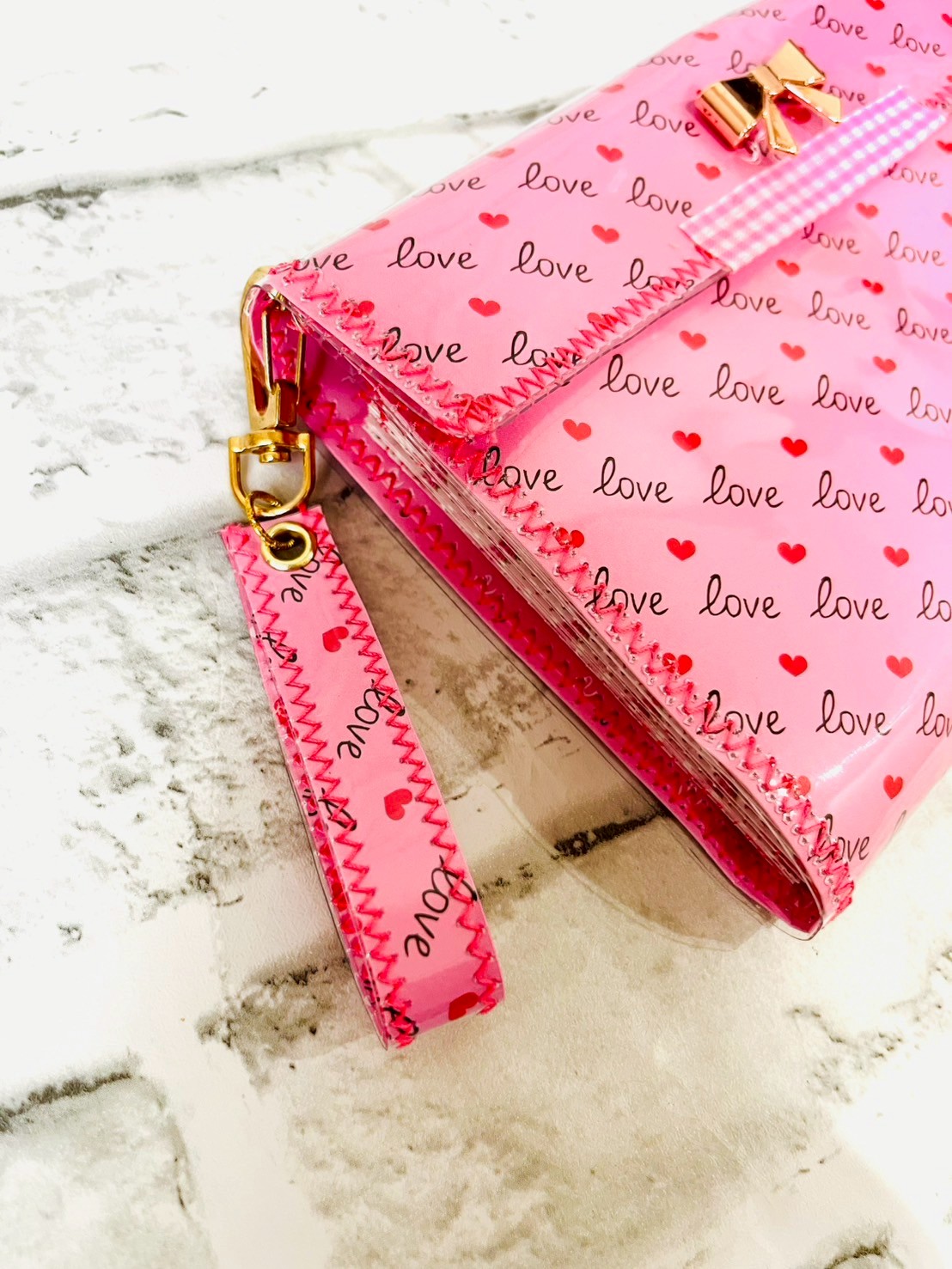 ソミニン】No.11 プチラブ蛇腹ファイル(ピンク)ポケット10p | ハル