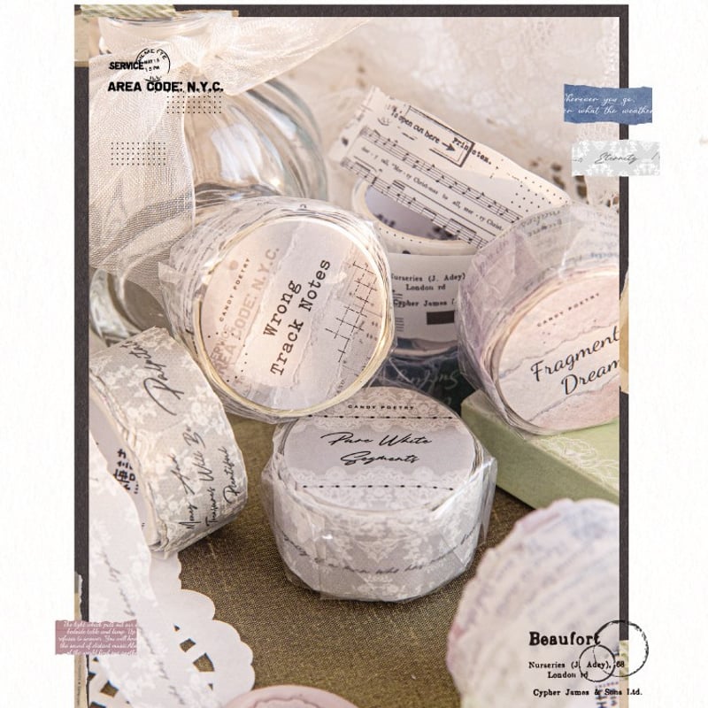 英字マスキングテープ 0708-7 | ハル×文具女子の文具専門店