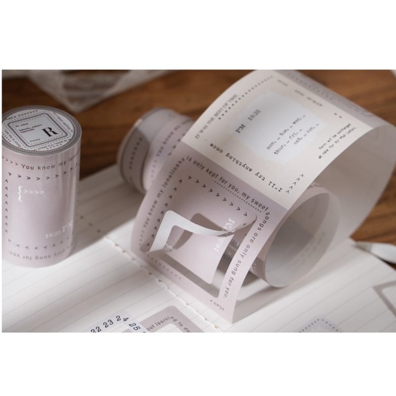 フレームロールシール 0907-3 | ハル×文具女子の文具専門店