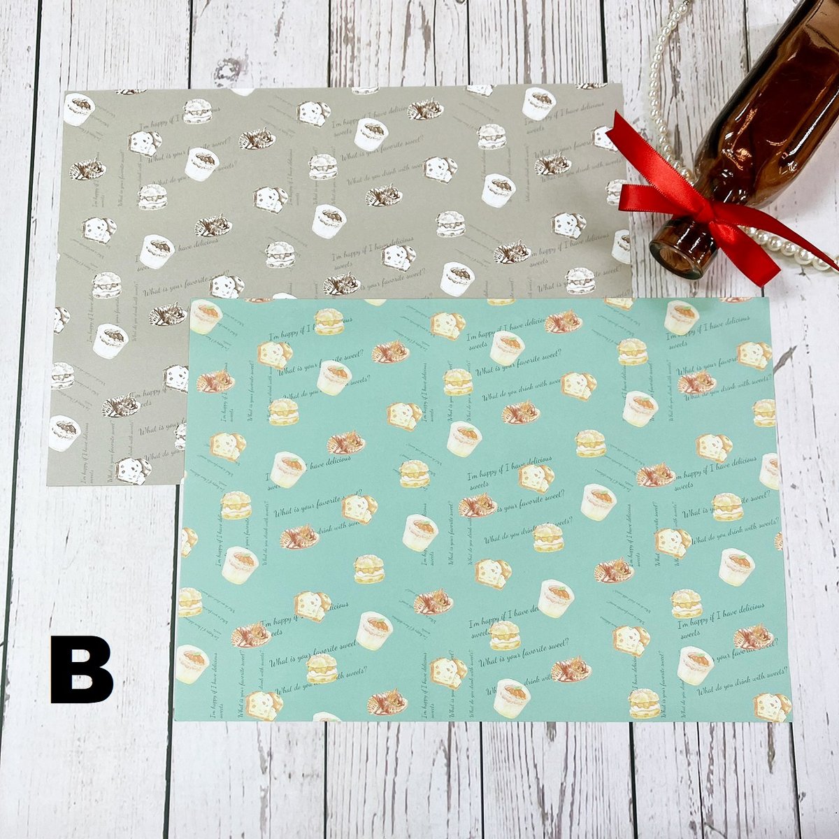 CHICHIPI様♡スイーツ柄メモ♡大量❣️まとめ売り メモ デザインペーパー CHICHIPI様♡スイーツ柄メモ♡大量❣️まとめ売り メモ デザイン