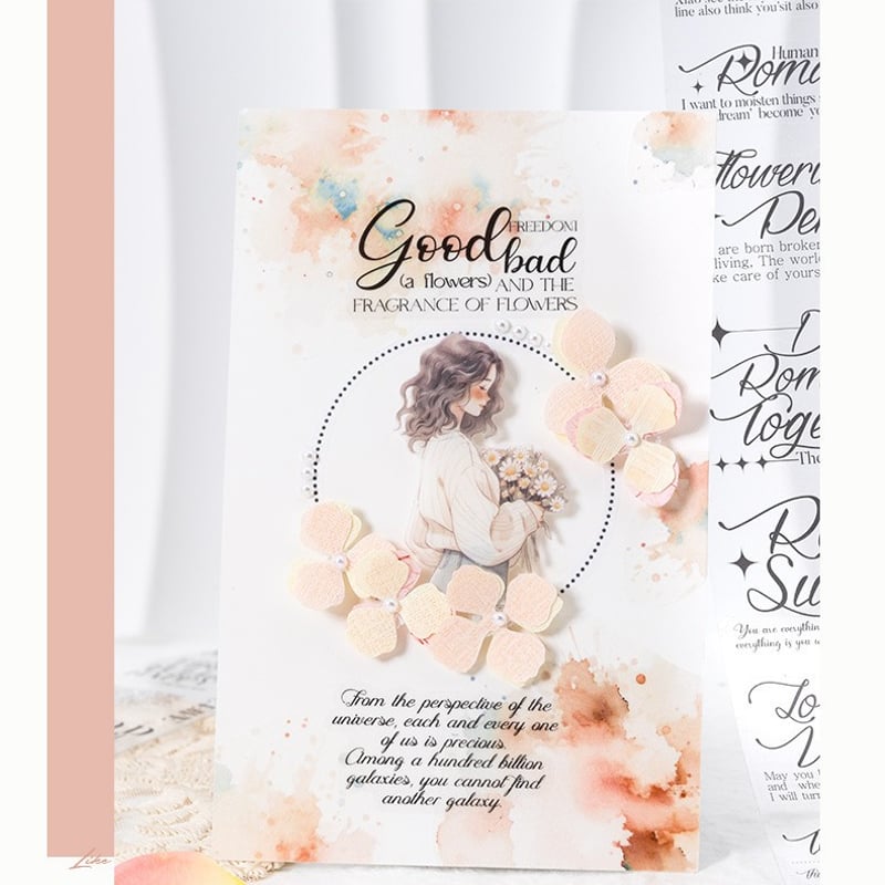 英字クリアロールシール 0825-7 | ハル×文具女子の文具専門店