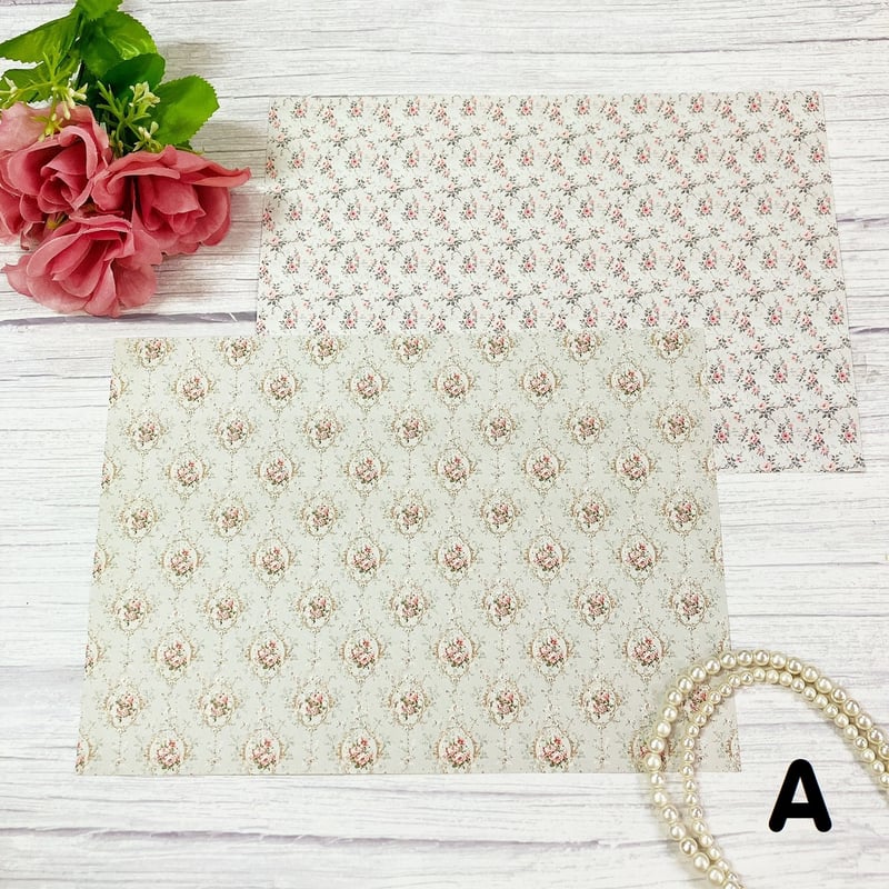 専用ページ♡ デザインペーパー Amazon | TOHYAN A4 両面デザインペーパー 花柄 上質紙90 デザぺ 包装