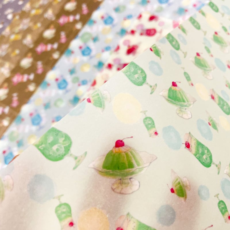 【d-2270】トレーシングペーパー/トレペ/デザインペーパー トレペ】 喫茶店 トレーシングペーパー | ハル×文具女子の文具専門店