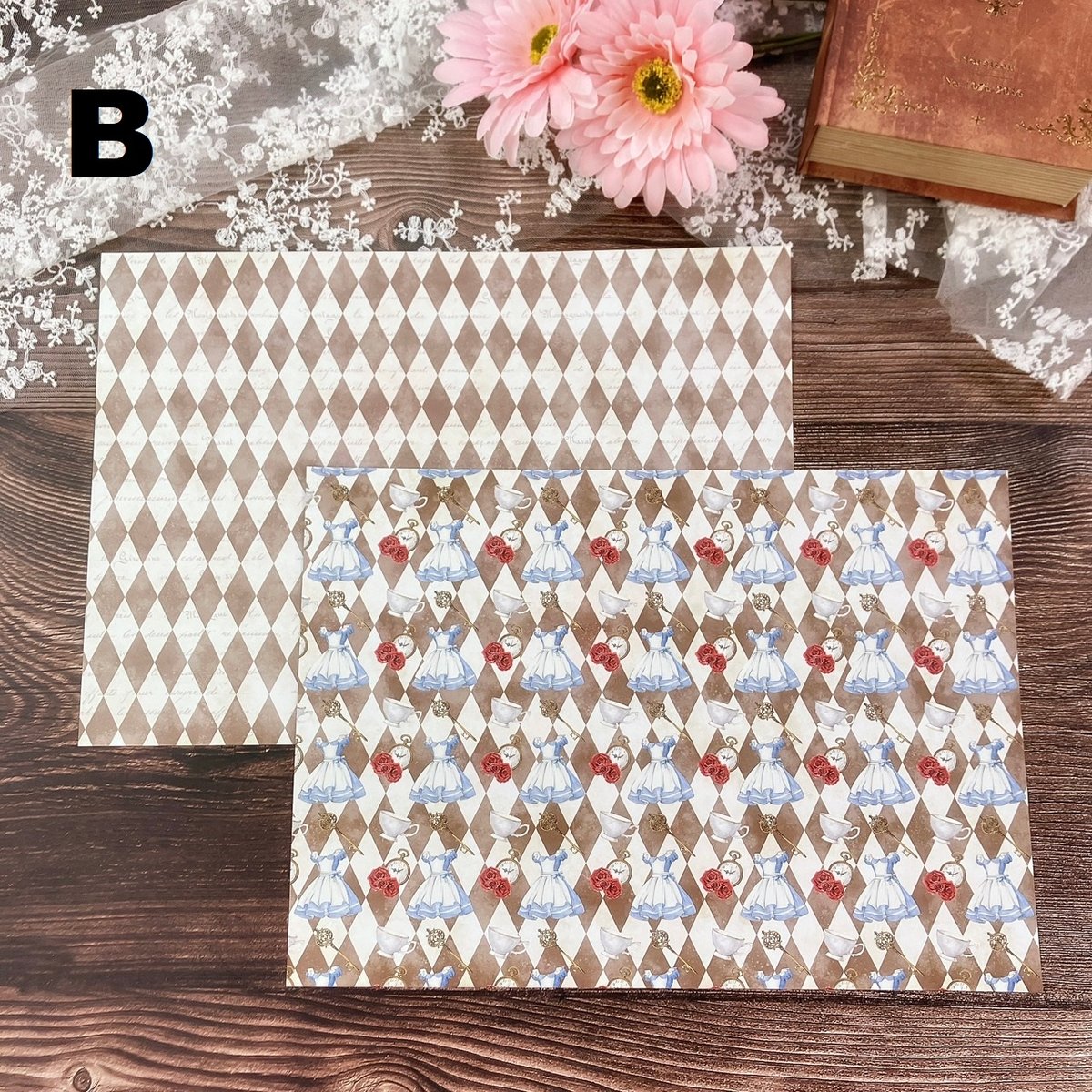 デザペ】ダイヤモンドアリス デザインペーパー | ハル×文具女子の文具