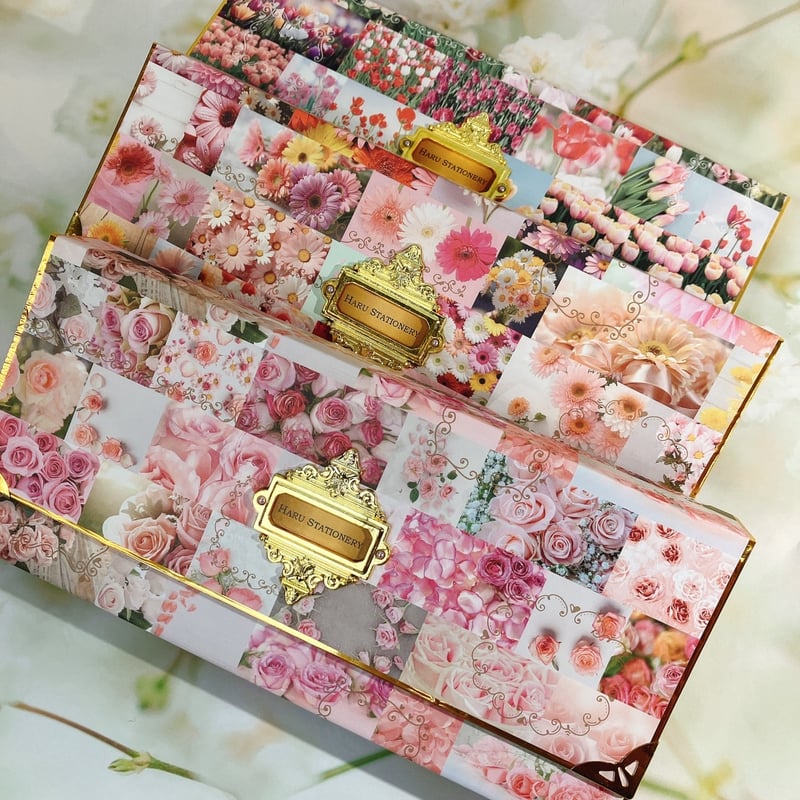 フォトデザインペーパー使用クラッチ蛇腹ファイル | ハル×文具