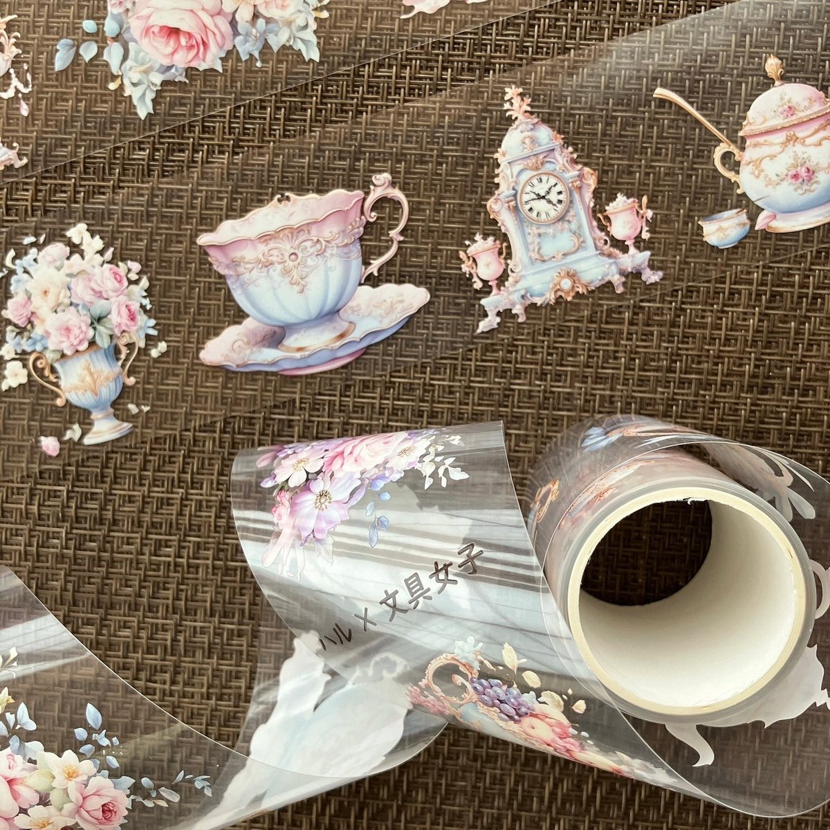 ティータイムPETテープ ハル×文具女子オリジナル フィルムテープ