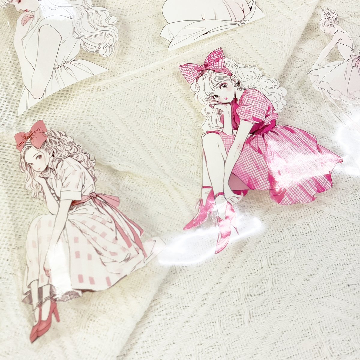 teateaコラボ】 リボンガールPETテープ | ハル×文具女子の文具専門店