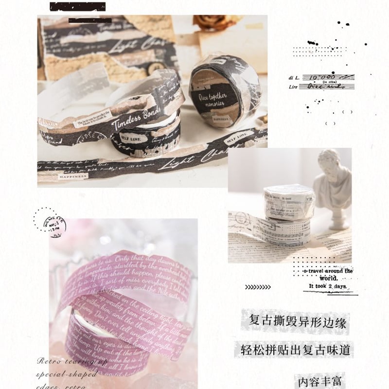 英字マスキングテープ 0708-7 | ハル×文具女子の文具専門店