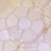 ホワイトパールビーズ L  0521-4