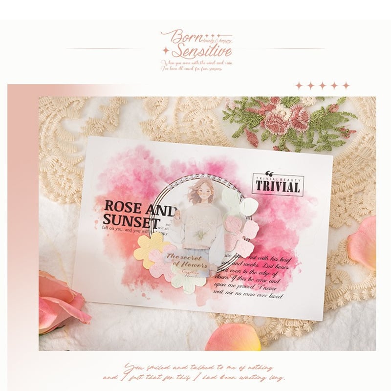 英字クリアロールシール 0825-7 | ハル×文具女子の文具専門店