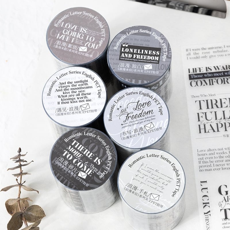 {専用} ロールシール 英字クリアロールシール 0825-7 | ハル×文具女子の文具専門店