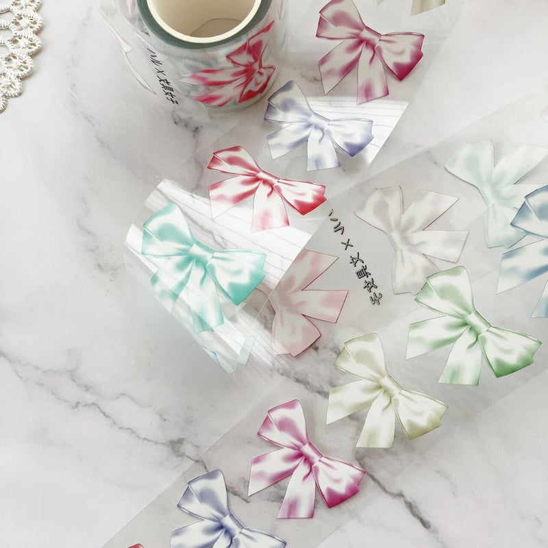 リボンPETテープ ハル×文具女子オリジナル フィルムテープ | ハル×文具