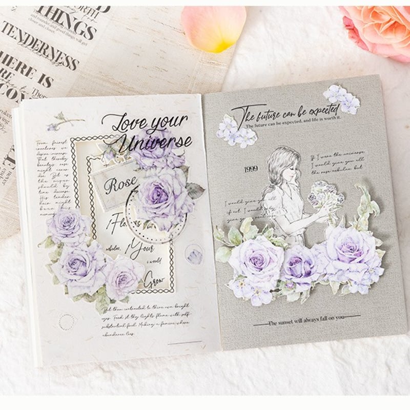 英字クリアロールシール 0825-7 | ハル×文具女子の文具専門店