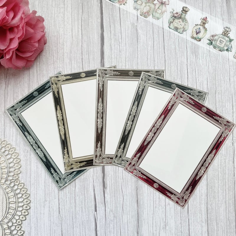 A6サイズ】ダークウッド 額縁メモ | ハル×文具女子の文具専門店