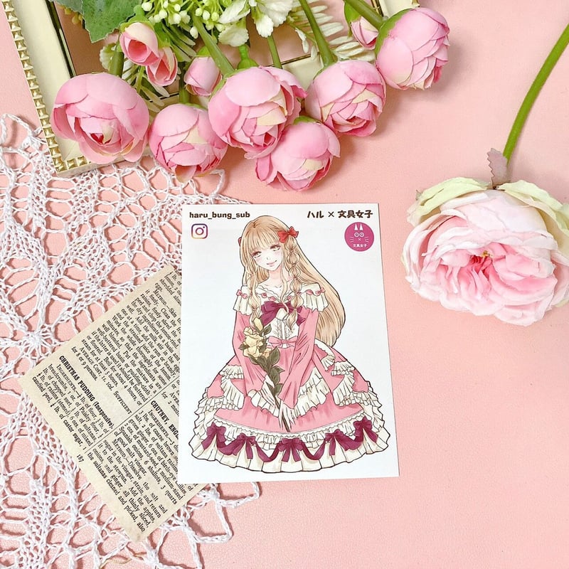 ハルガールズ 彩羽ステッカー コラージュシール | ハル×文具女子の文具