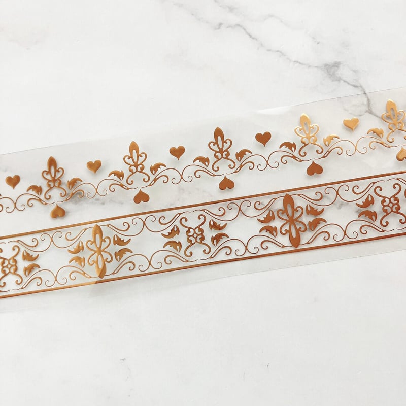 箔押レースPETテープ ハル×文具女子オリジナル フィルムテープ | ハル