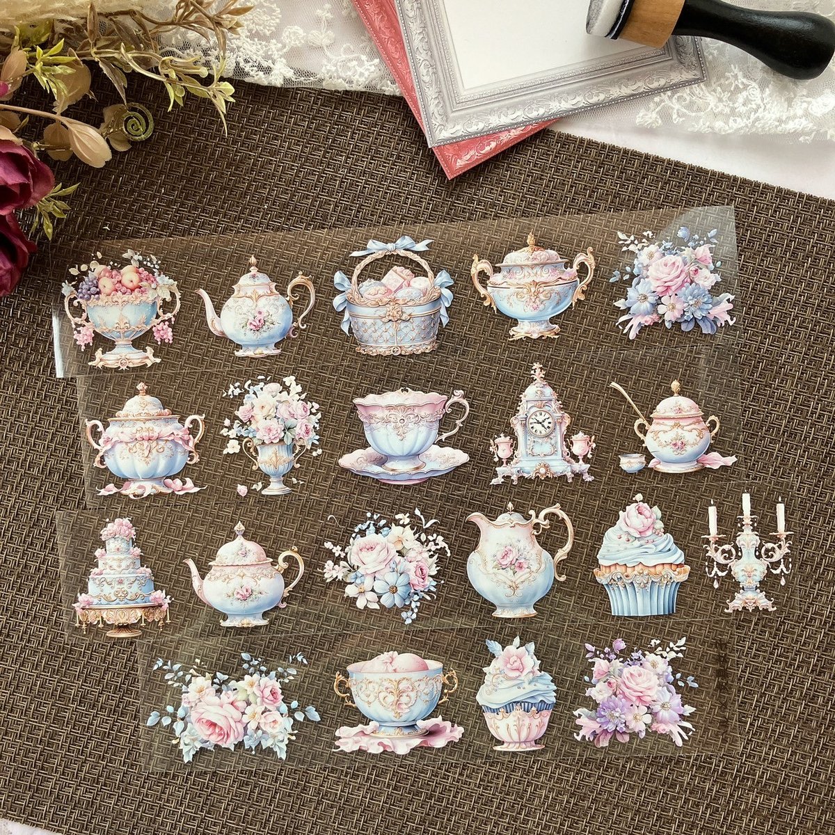 ティータイムPETテープ ハル×文具女子オリジナル フィルムテープ