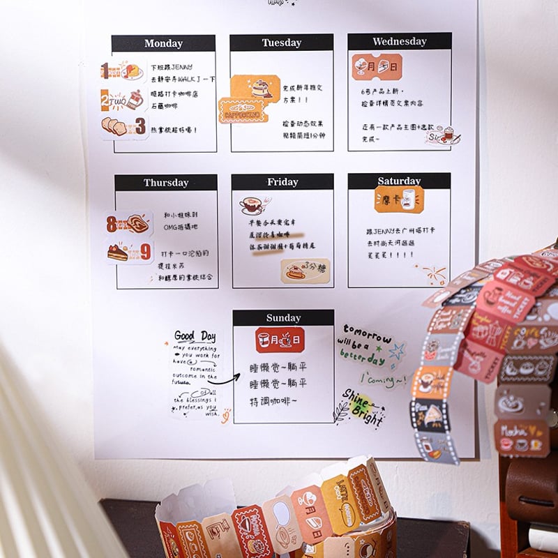 ミシン目入りチケットロールシール 0720-3 | ハル×文具女子の文具専門店