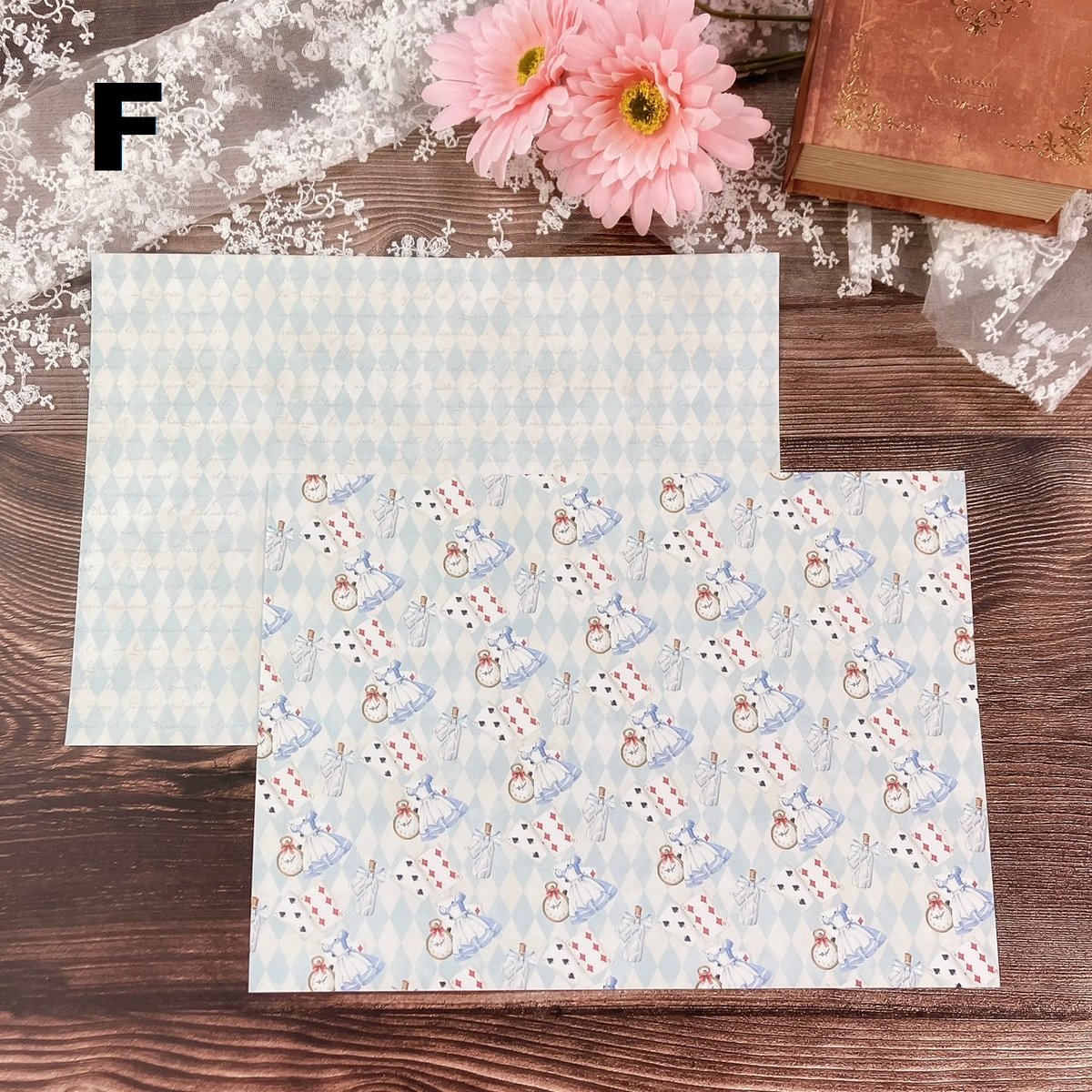 デザペ】ダイヤモンドアリス デザインペーパー | ハル×文具女子の文具