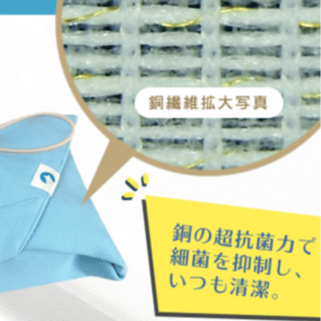 銅繊維ランチクロス（プリント柄）