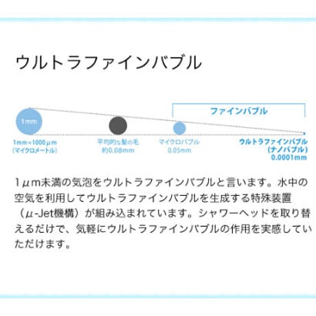 Cu-waterシャワーヘッド（銅カートリッジ2本付き）