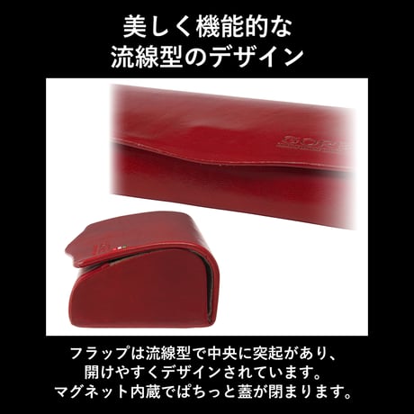 GORBE イタリアンレザーメガネケース ◆名入れ対象◆