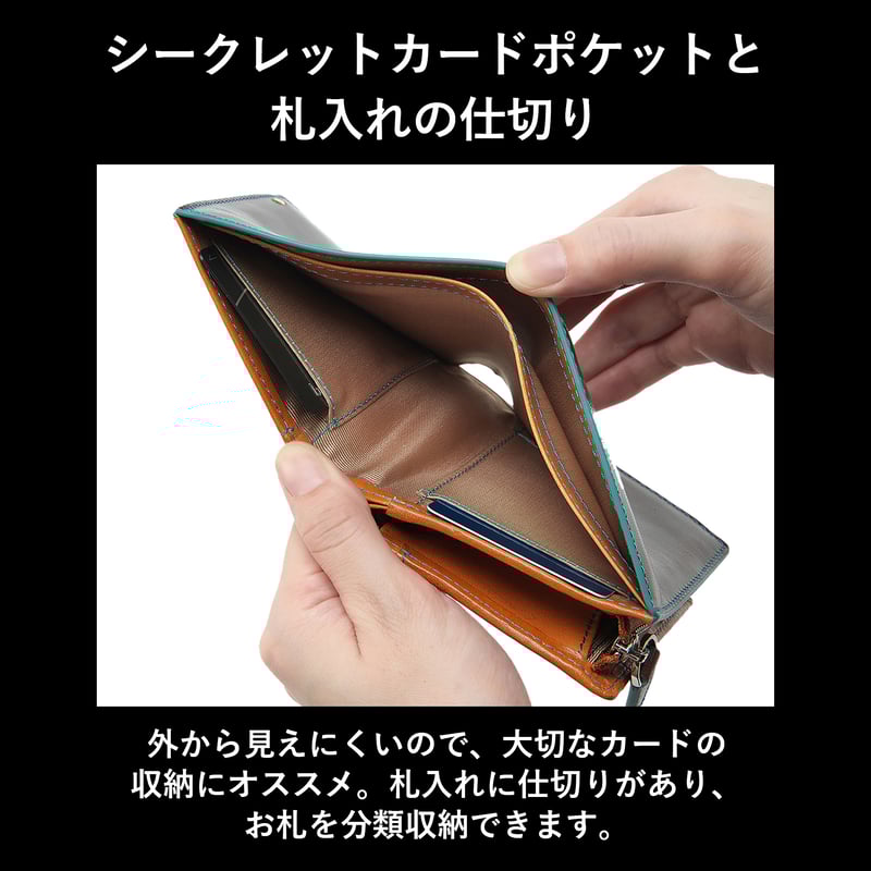 GORBE イタリアンレザーL字ファスナーウォレット ◇名入れ対象◇ | GORBE