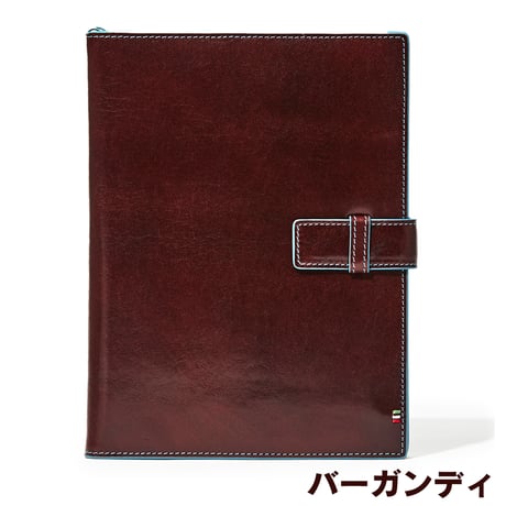 GORBE イタリアンレザーカラーエッジ手帳カバー/ノートカバーA5［MonoMax掲載］◆名入れ対象◆