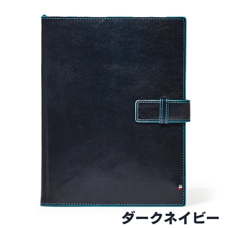 GORBE イタリアンレザーカラーエッジ手帳カバー/ノートカバーA5［MonoMax掲載］◆名入れ対象◆