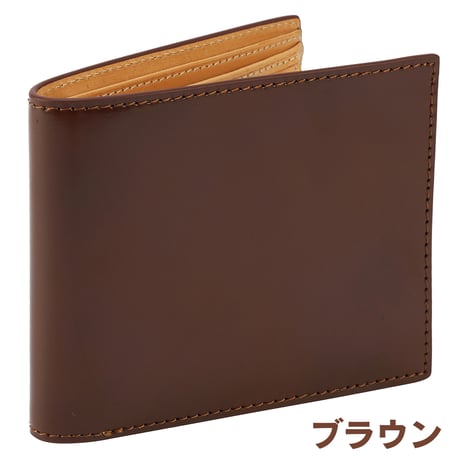 GORBE コードバン二つ折り財布 ◆名入れ対象◆