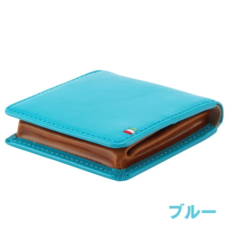 GORBE イタリアンレザーボックスコインケース ◆名入れ対象◆
