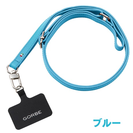 GORBE イタリアンレザースマホショルダー ◆名入れ対象◆