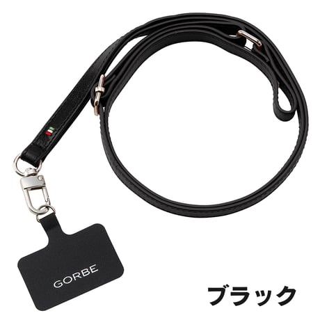 GORBE イタリアンレザースマホショルダー ◆名入れ対象◆