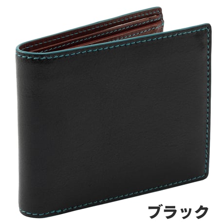 GORBE ベジタブルタンニングレザーカラーエッジ二つ折り財布 ◆名入れ対象◆