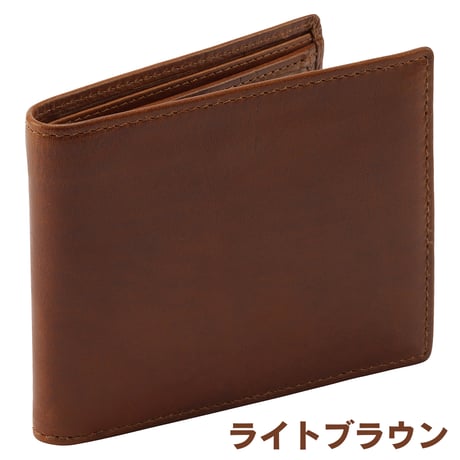 GORBE ベジタブルタンニングレザー二つ折り財布 ◆名入れ対象◆