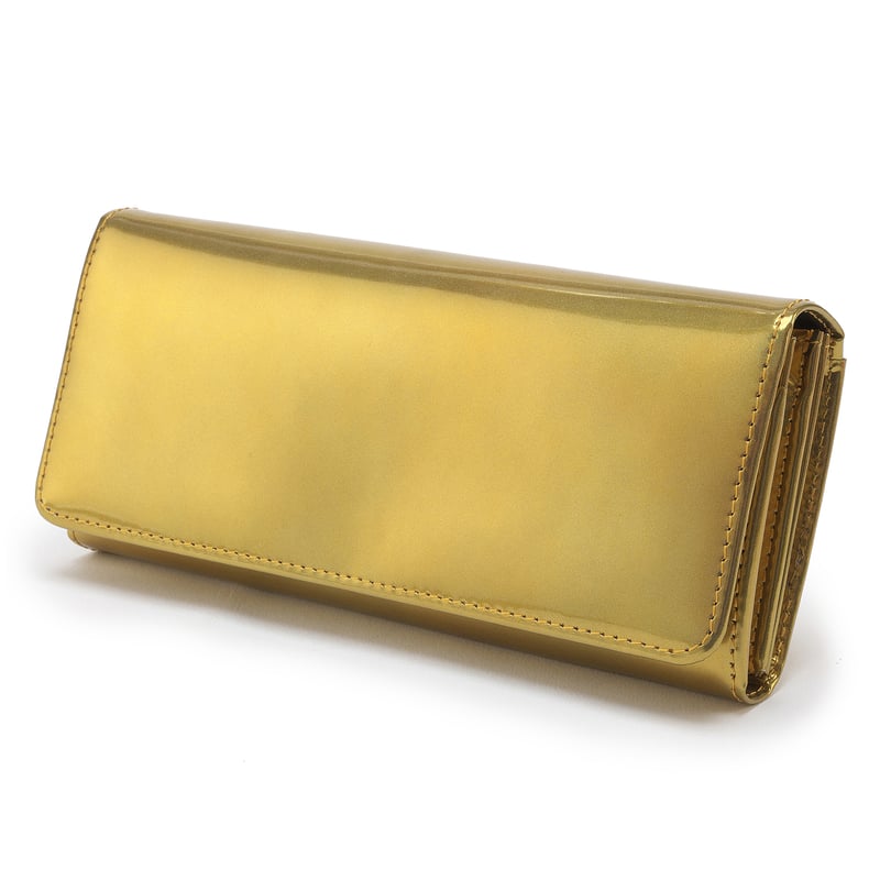 GORBE レインボーゴールドイタリアンレザー長財布 ◇名入れ対象◇ | GORBE