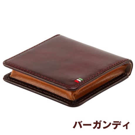 GORBE イタリアンレザーボックスコインケース ◆名入れ対象◆