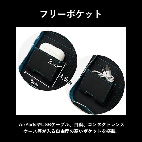 GORBE コートキャンバスパスポートウォレット