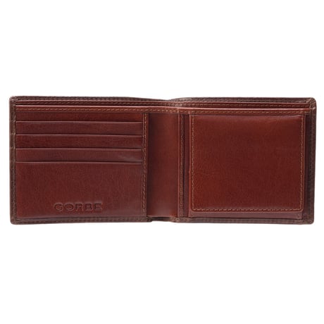 GORBE ベジタブルタンニングレザースマート二つ折り財布 ◆名入れ対象◆
