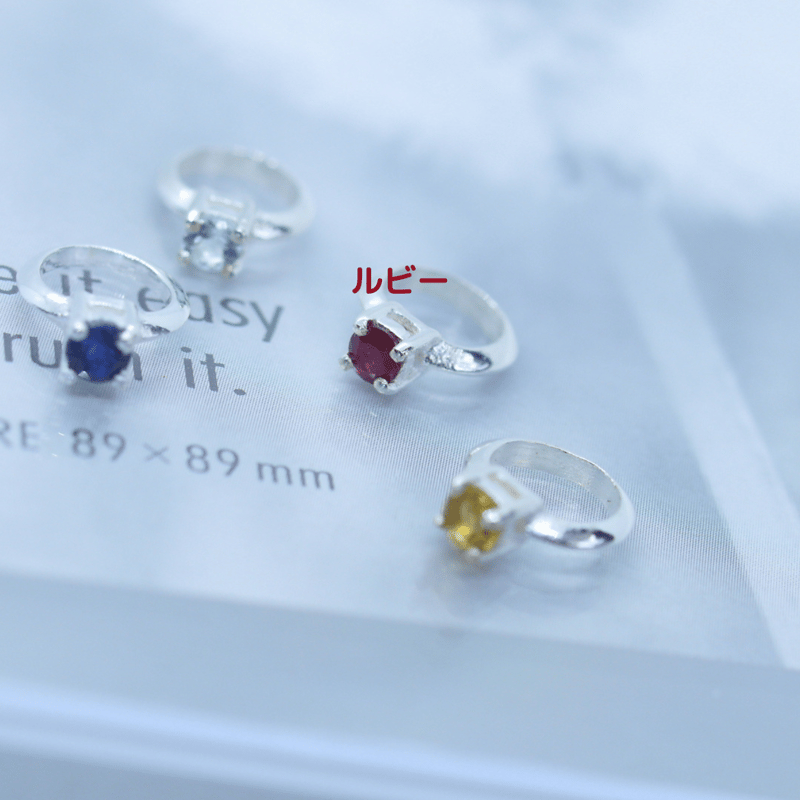 追加！天然石ペンダントトップ ☆.。:*☆Baby Ring☆*:。.☆ SILVER925