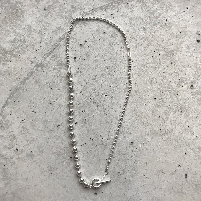 Asc＊ SILVER925 NECKLACE ボールチェーン ネックレス シルバー925