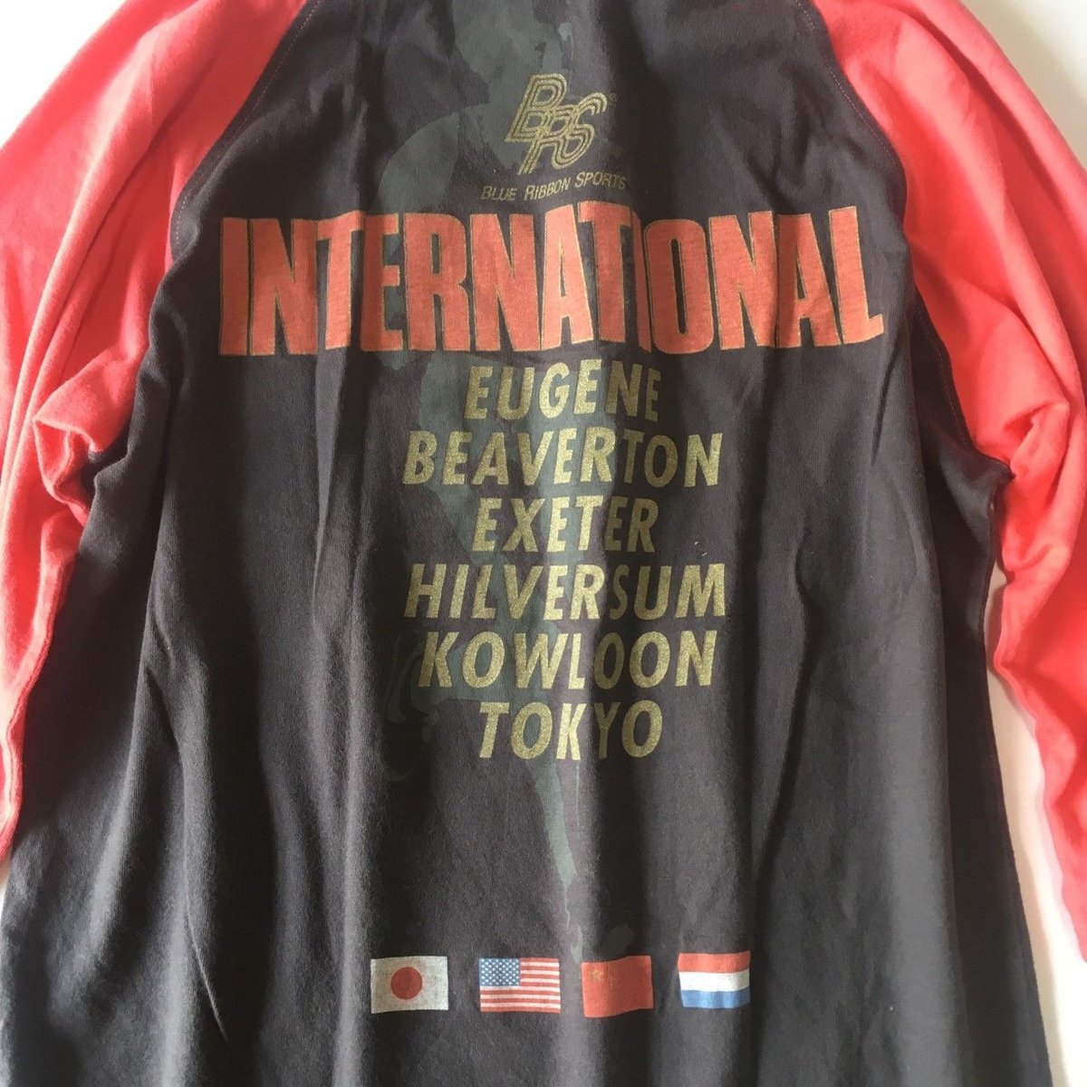 Nike Vintage 七分袖 ラグラン Tee Mサイズ オレンジタグ Nike Vintage 七分袖 ラグラン Tee Mサイズ オレンジタグ NIKE