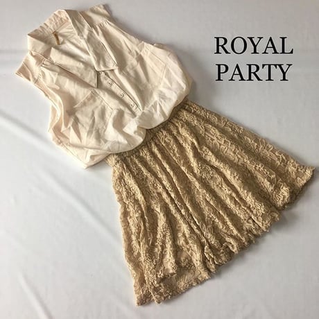 ROYAL PARTY ロイヤルパーティー ノースリーブ ワンピース
