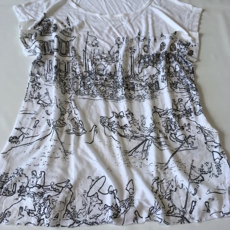DIESEL ディーゼル 風景画 デザインプリント Tシャツ