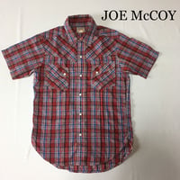 JOE McCOY WESTERNRANCHMAN LONG HORNS チェック柄 半袖シャツ