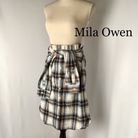 Mila Owen ミラオーウェン チェック柄 シャツ スカート