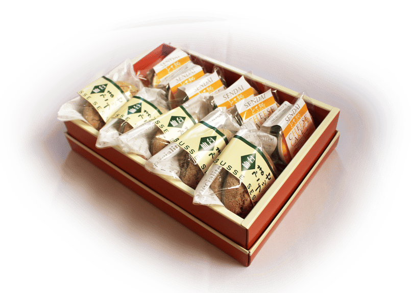 SENDAIとろ熟チーズケーキ 5個入り&ごまブッセ 5個入りセット | 洋菓子